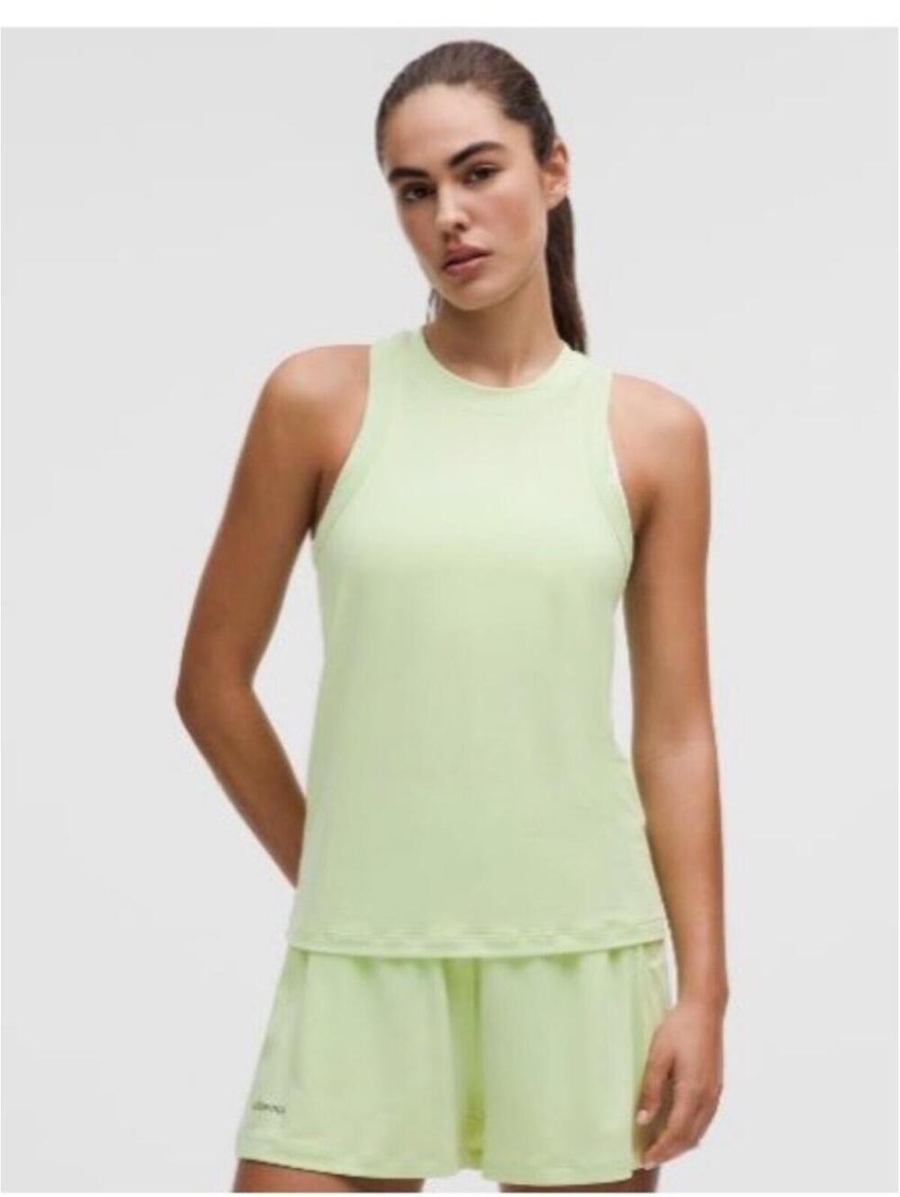 Lululemon Jersey Tank - Lemongrass - Size 10